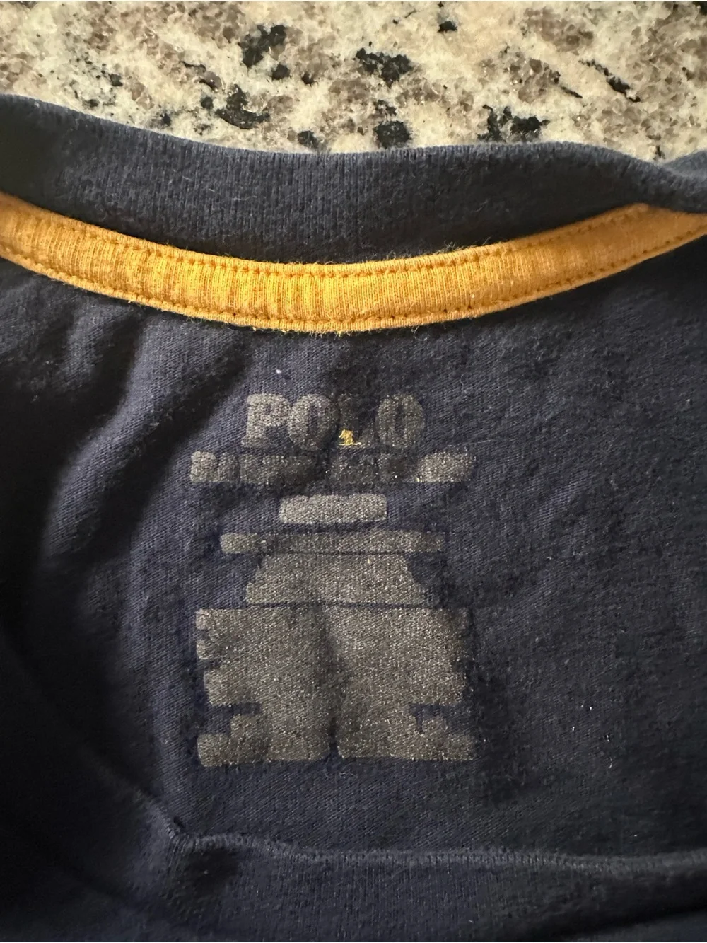 Polo Ralph Lauren Polo Bear Long Sleeve Shirt Navy Embroidered Bear Men’s L